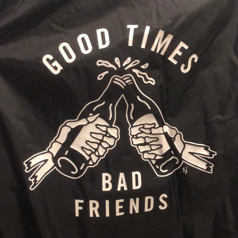 Sketchy tank good times coach jacket